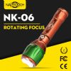 aluminium handheld adjustable focus led flashlight/led torch (nk