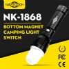 zoomable focus and waterproof aluminum led flashlight (nk-1868)